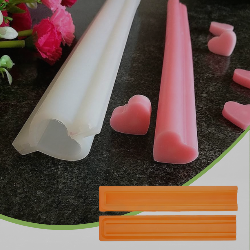 SILICOMOLDS -Silicone Heart Shape- Soap Tube Mold-URP038SM